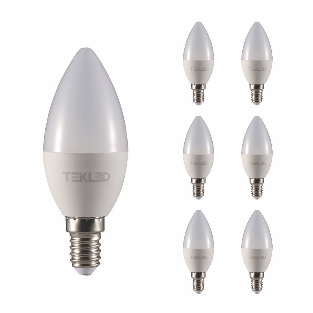 Main photo of vela led candle bulb c37 e14 small edison screw 5w 3000k warm white pack of 6
