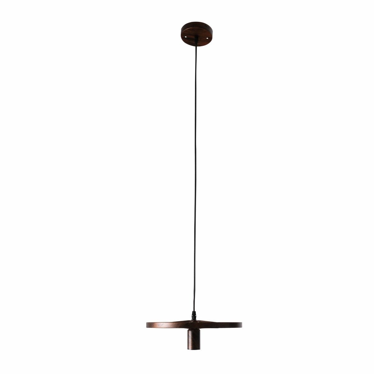 Main image of Vintage Industrial Wagon Wheel Pendant Light with E27 Fitting | TEKLED 158-17888