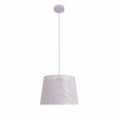 Main image of White Metal Dot Pattern Frustum Pendant Light with E27 Fitting | TEKLED 150-18346
