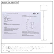 User manual for Minimalist Floor Lamp Rose Gold Flaxen | TEKLED 130-03518