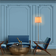 Interior use of Minimalist Floor Lamp Rose Gold Flaxen | TEKLED 130-03518