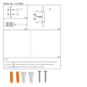 Technical specs of Minimalist Linear Wall Sconce Light 151-19980