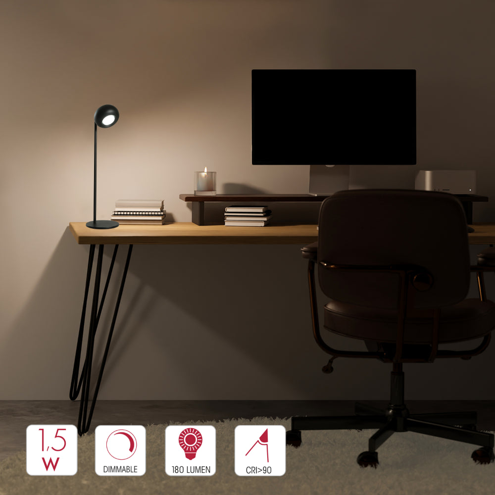 Interior application of Modern Minimalist Bedside Detachable LED Desk Lamp Rechargeable Portable White TEKLED | TEKLED 130-03756