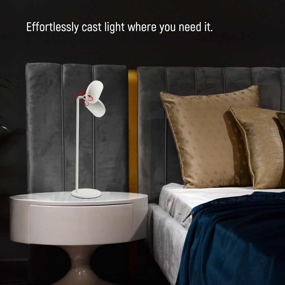 Interior use of Modern Minimalist Bedside Detachable LED Desk Lamp Rechargeable Portable White TEKLED | TEKLED 130-03755