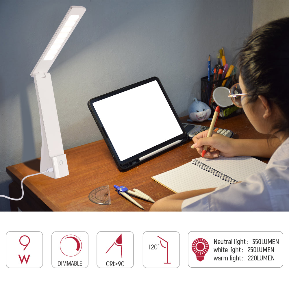 Interior application of Modern Minimalist Bedside Folding LED Desk Lamp | TEKLED 130-03753