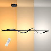 Main image of Modern Sleek Infinity Wave LED Pendant Light 159-18120