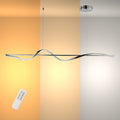 Main image of Modern Sleek Infinity Wave LED Pendant Light 159-18140