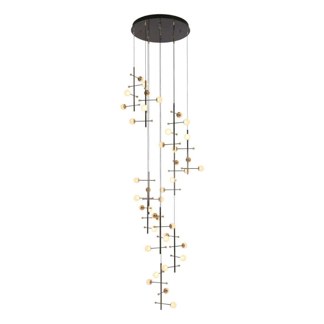 Main image of Modern Spacious Chandelier Ceiling Light Gold  159-18156