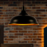 Usage of Modern Step Pendant Light - 38cm Metal Shade in Varied Hues 150-19060