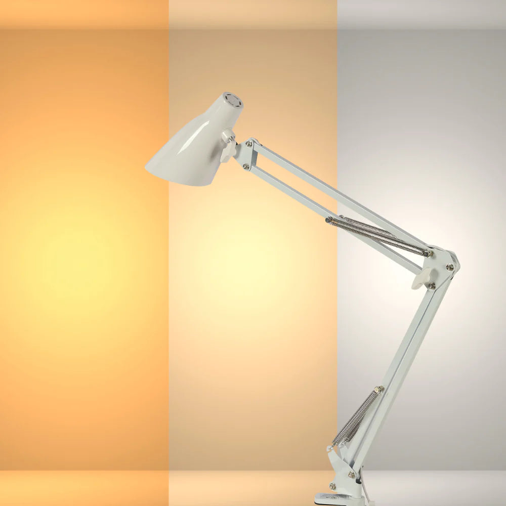 Main image of TEKLED Modern Swing Arm LED Desk Lamp-7W Dimmable 3 CCT Options | TEKLED 130-03765