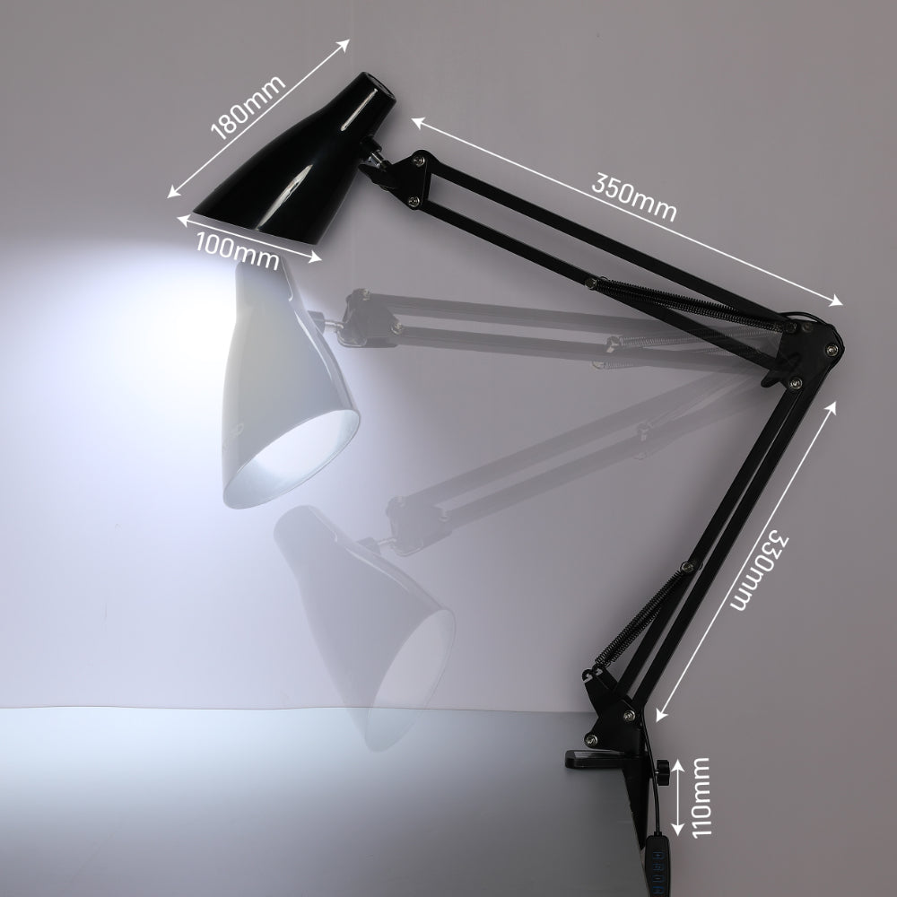 User manual for TEKLED Modern Swing Arm LED Desk Lamp-7W Dimmable 3 CCT Options | TEKLED 130-03766