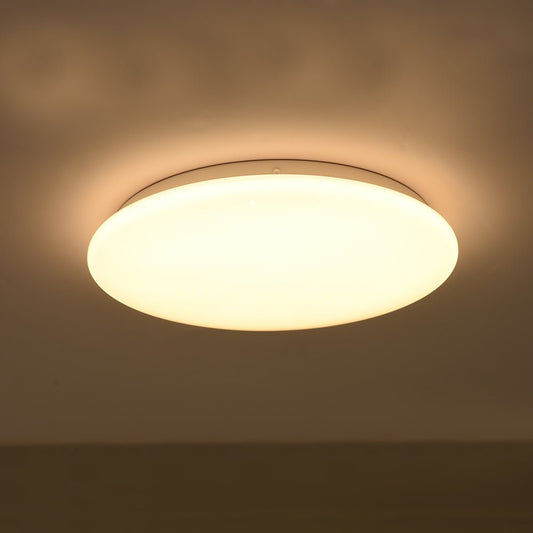 TEKLEDLED Flush Ceiling LightMoonlight Flush Ceiling Light 12W 900LM IP20 non-yellowing PMMA Cover121-039803000K Warm White1