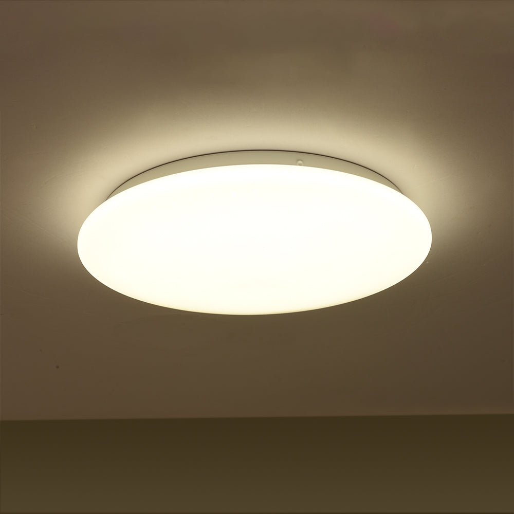 TEKLEDLED Flush Ceiling LightMoonlight Flush Ceiling Light 12W 900LM IP20 non-yellowing PMMA Cover121-039824000K Cool White2