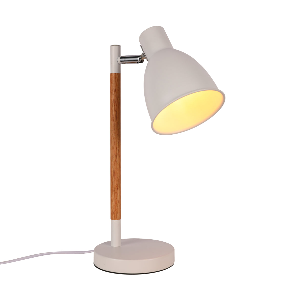 Main image of Nordic Elegance Desk Lamp with Dominant Wood Feature 130-03646