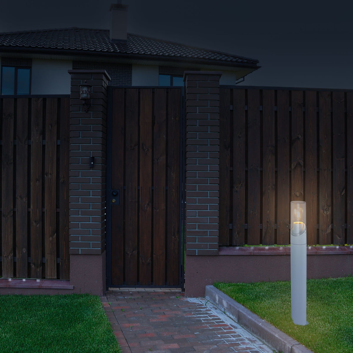 Versatile 80cm Norman Newport LED Bollard Light Illuminate