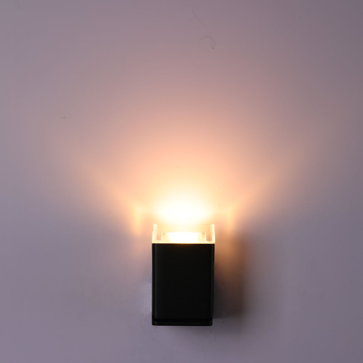 Rotatable Cubes Outdoor LED Wall Light Black 3000K Wide Beam 182-034210 in play