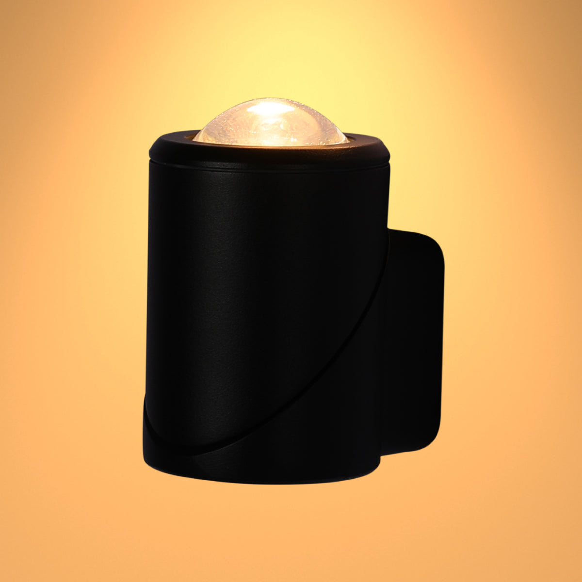 Main image of Rotatable Cylinders  Outdoor LED Wall Light Black 3000K Narrow Beam 182-034150