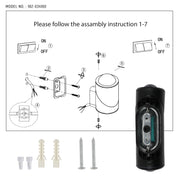 Technical specs of Rotatable Cylinders  Outdoor LED Wall Light Black 3000K Narrow Beam 182-034160