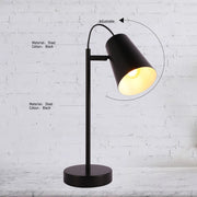 Close shots of Sleek Cut Cone Desk Lamp in Vibrant Colors - Modern Elegance 130-03664