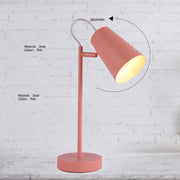 Close shots of Sleek Cut Cone Desk Lamp in Vibrant Colors - Modern Elegance 130-03668