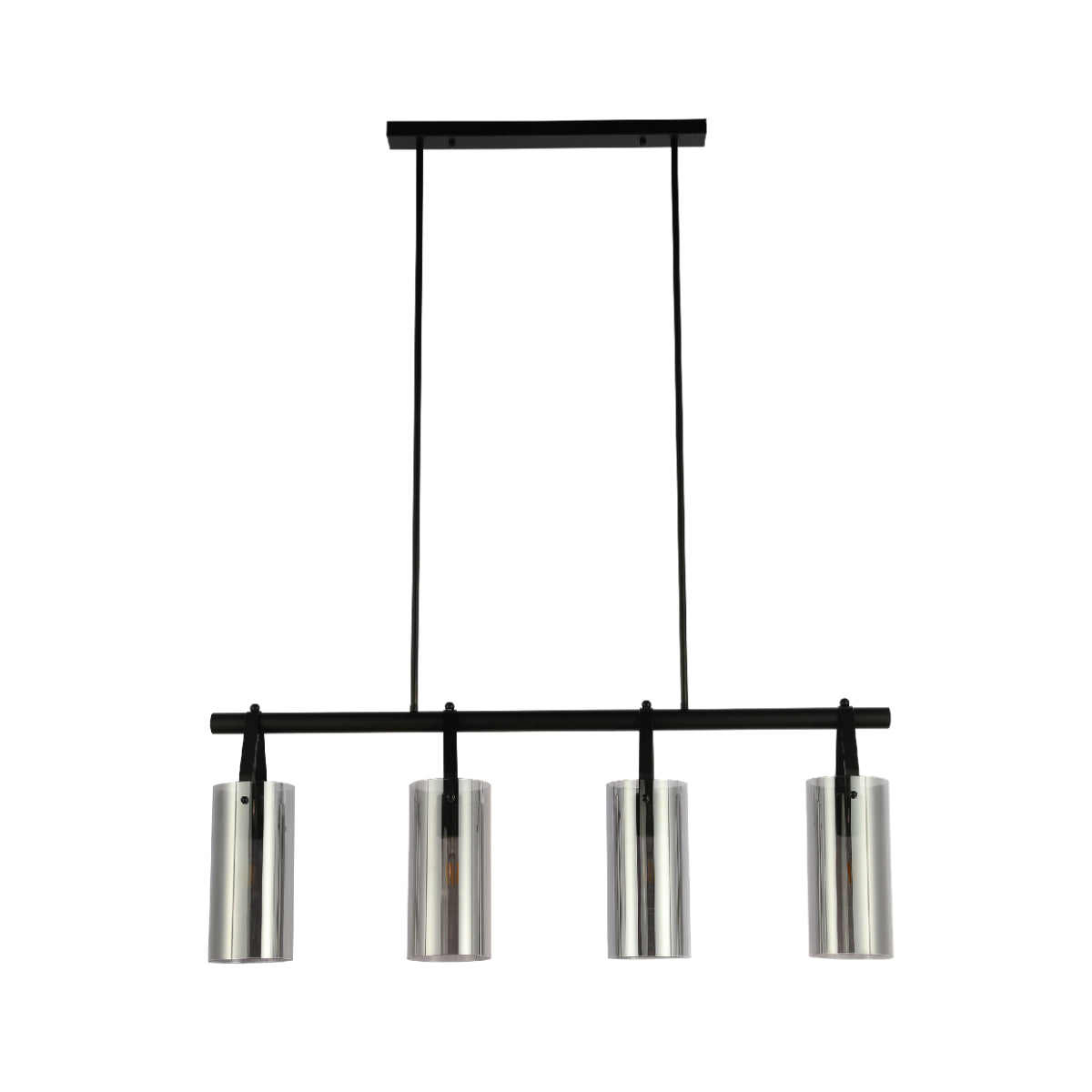 Main image of Smoky Glass Chandelier - Linear & Round Variants