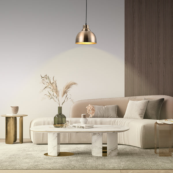 Where to use Timeless Classic Dome Pendant Light 150-18442