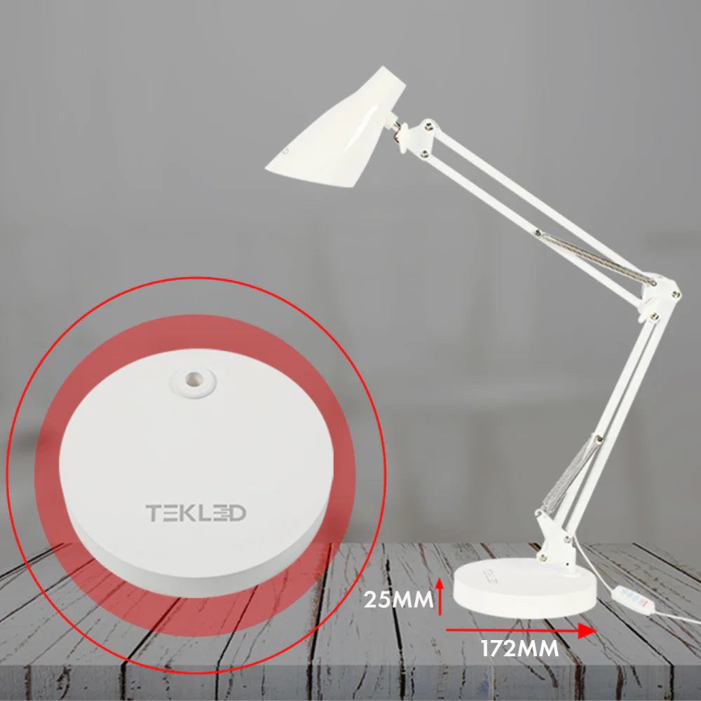Main image of TEKLED Universal Desk Lamp Base for Long & Swing Arm Models | TEKLED 130-03770