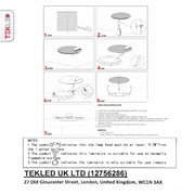 User manual and box content of downlight led round slim panel light 3w 3000k warm white d85mm