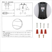 User manual for Black Opal Round Up Down Outdoor Modern LED Wall Light | TEKLED 182-03378