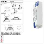 User manual for LED COB Recessed Downlight P1 30W Cool White 4000K White | TEKLED 165-03407