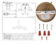 User manual for White Glass Gold Metal Globe Sputnik Ceiling Light Tiered Nordic Kitchen Island Chandelier with 6xG9 Fitting | TEKLED 159-17572