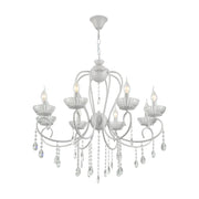 Main image of Versailles Elegance Crystal Swan Chandelier Ceiling Light | TEKLED 159-17970