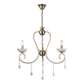 Main image of Versailles Elegance Crystal Swan Chandelier Ceiling Light | TEKLED 159-17971