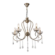 Main image of Versailles Elegance Crystal Swan Chandelier Ceiling Light | TEKLED 159-17972