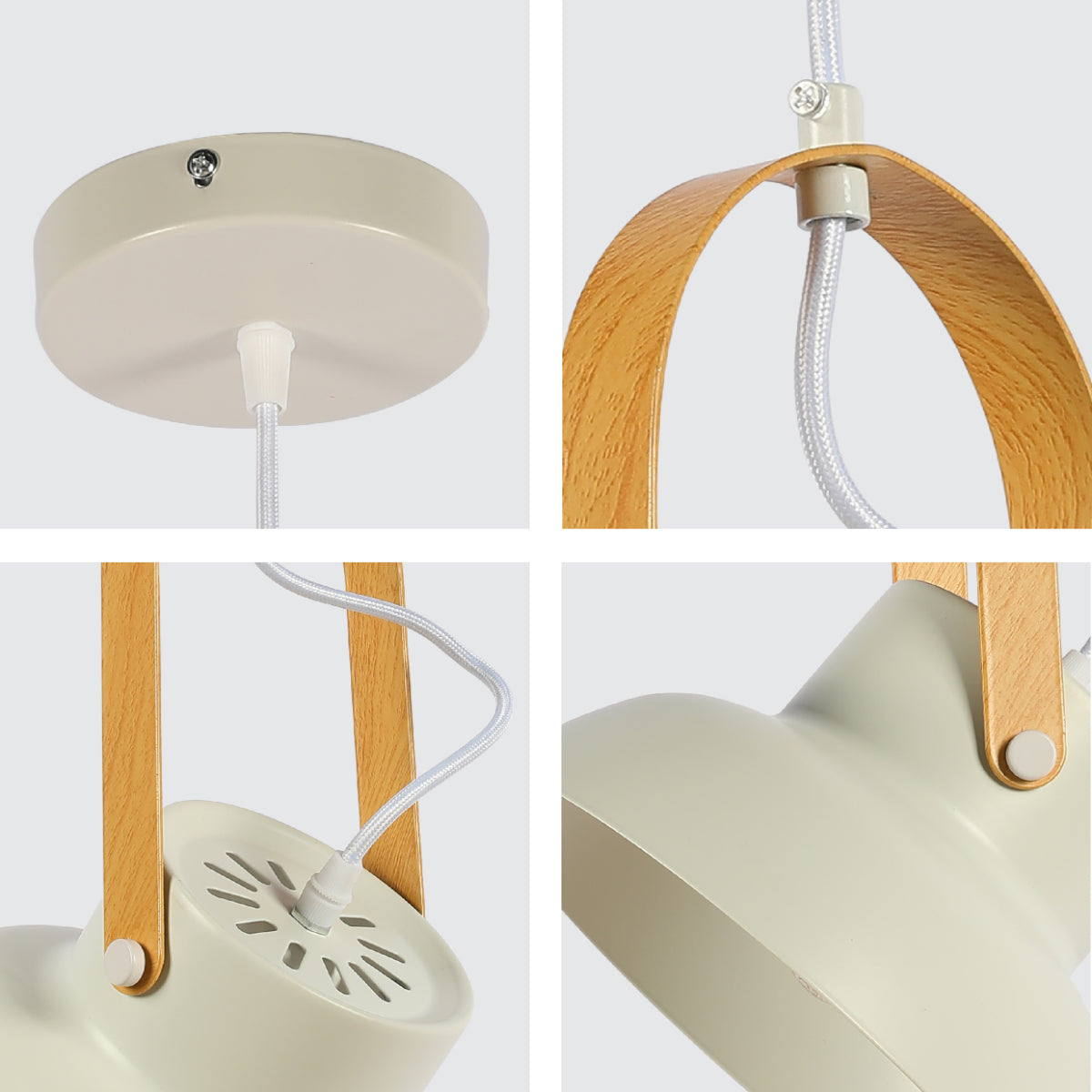 Close shots of Versatile Narvik Nordic Cone Pendant Light 150-18418