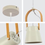 Close shots of Versatile Narvik Nordic Cone Pendant Light 150-18426