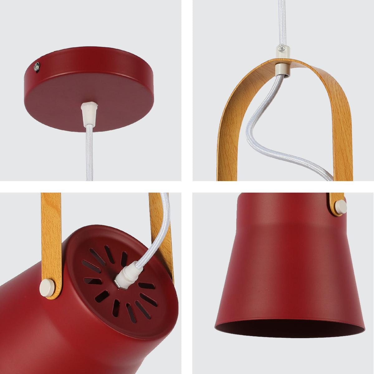 Close shots of Versatile Narvik Nordic Cone Pendant Light 150-18432